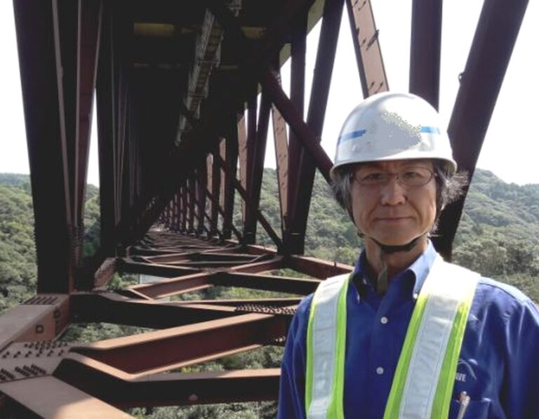 橋梁での計測業務